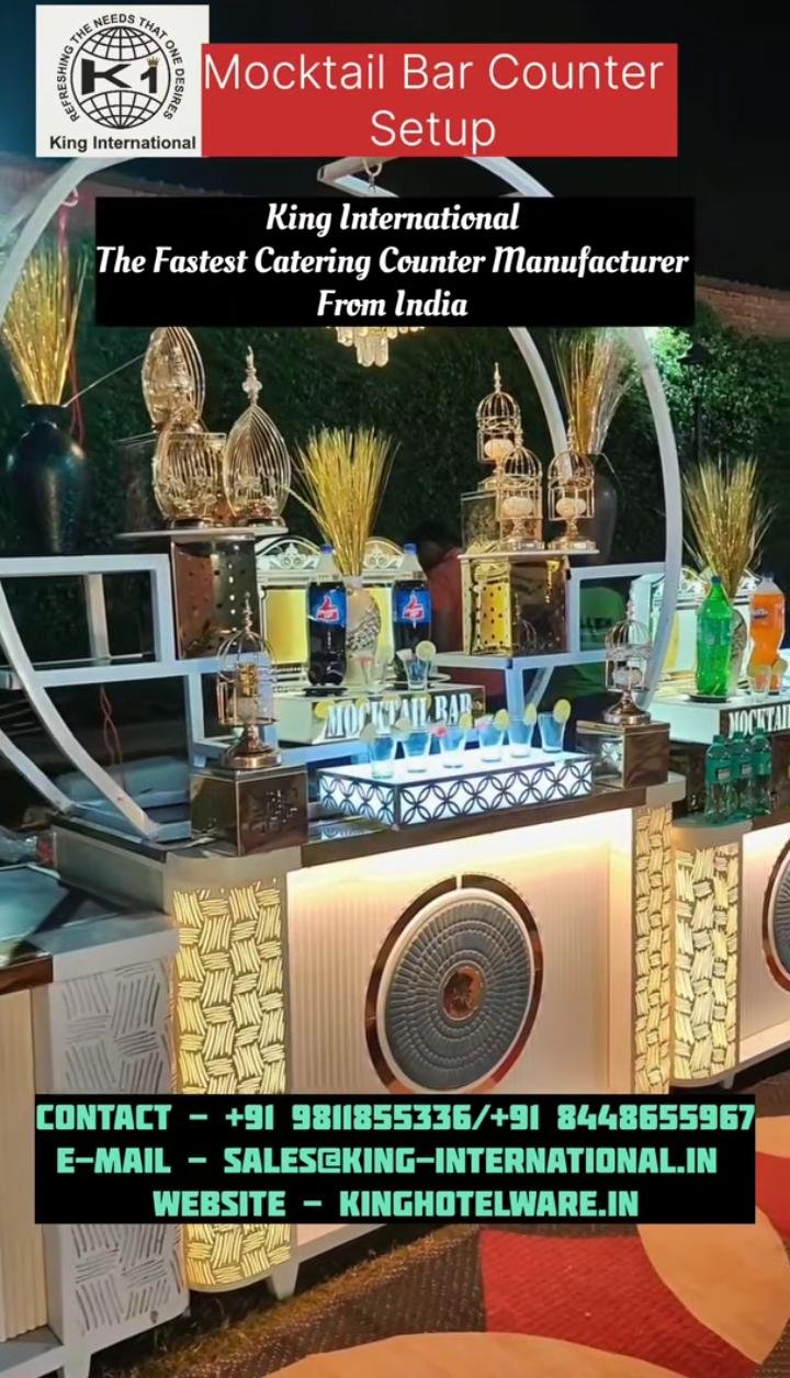 Mocktail Bar Counter Setup 