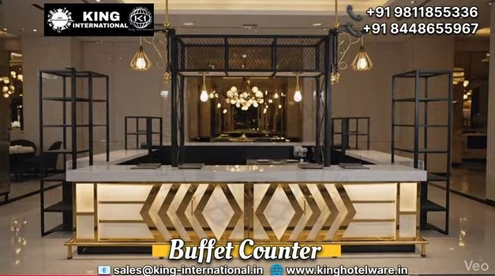 Contemporary Food Display Counter