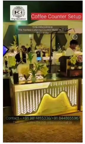 Luxury Coffee Counter Setup 