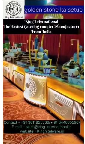 Gold stone Banquet Master Station Counter 