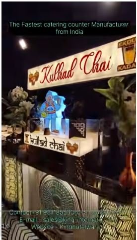 Kulhad Chai Counter 