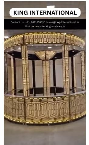 Round LED Buffet Counters 