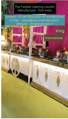 Luxury Vintage Cart Theme Wedding Buffet Counter 