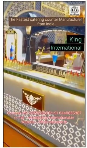 Luxury Mocktail Bar & Beverage Catering Counter Setup